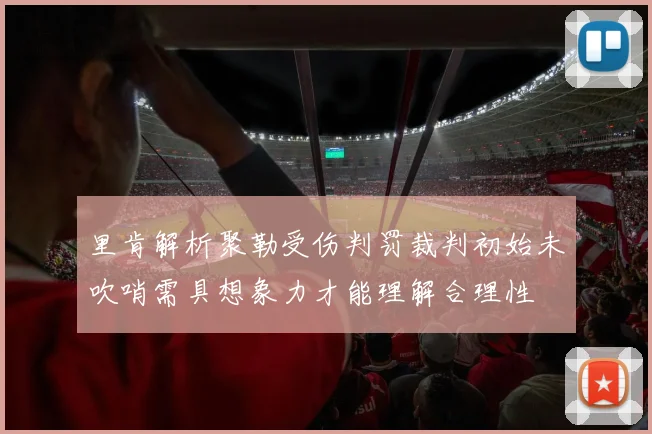 里肯解析聚勒受伤判罚裁判初始未吹哨需具想象力才能理解合理性